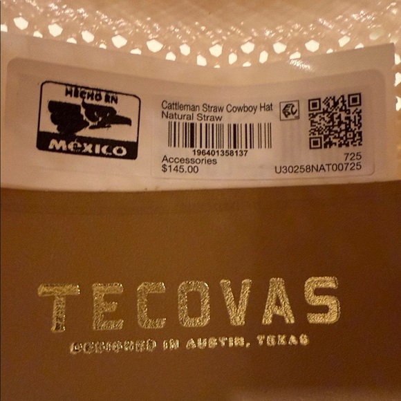 Tecovas Cattleman Straw Cowboy Hat - Picture 2 of 6